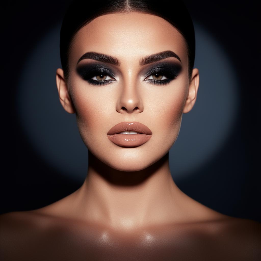 Dramatic full glam smokey eye